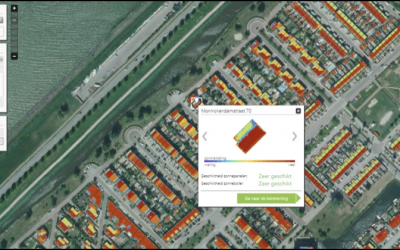 Effectiviteit zonneboilers goed te meten met de Zonatlas module.